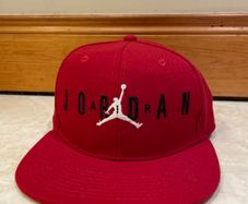 Jordan baseball cap red