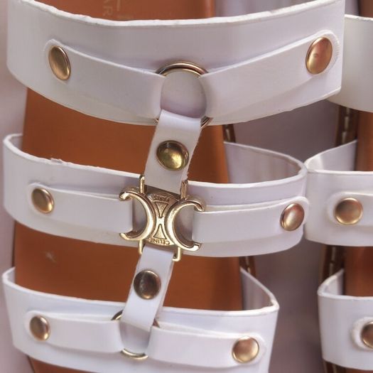 Celine paris white sandles