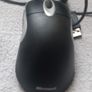 Microsoft Intellimouse Wheel USB Mouse Optical Black USB and PS/2 Retro Vintage Gaming Image 2