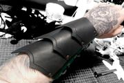 leather arm braces