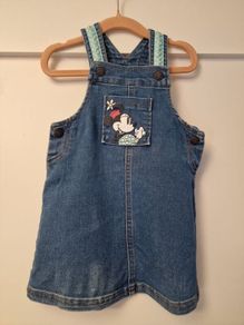 Baby girl Denim Minnie Mouse dress 18-24m