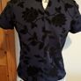 Size 8 Navy and Black Top Image 4