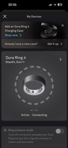 Oura Ring 4 Stealth Size 11