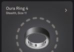Oura Ring 4 Stealth Size 11