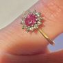 18 Carat Gold, Ruby and Diamond Ring Image 2