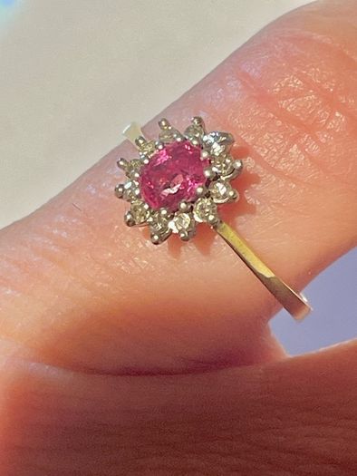 18 Carat Gold, Ruby and Diamond Ring