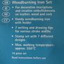 Crafts wood work wood burning iron set Image 3