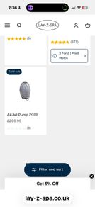 lay z spa hot tub pump