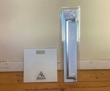 Bathroom Bundle Deal, Digital Scales + Brand New Towel Rail