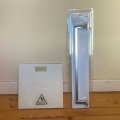 Bathroom Bundle Deal, Digital Scales + Brand New Towel Rail