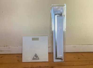 Bathroom Bundle Deal, Digital Scales + Brand New Towel Rail