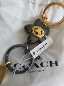 coach bag key charm