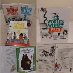 The World's Worst .... Books By David Walliams Hardback books