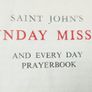 Vintage Saint John's Sunday Missal Image 2
