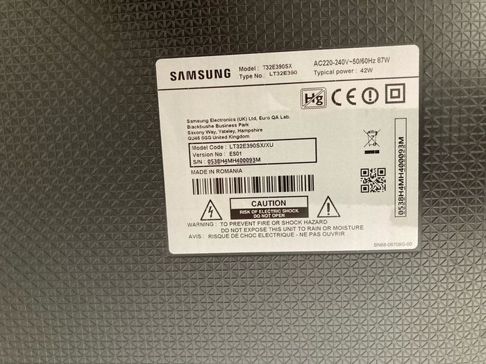 Full Hd Samsung T32e390sx Smart 32" Led Tv.