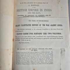 J.S. Virtue. History of the war against Russia. Illustrated. NOLAN, Edward H.Nineteenth century, Victorian, publishing, history, military, colonial, advertisement, prospectus, leaflet, broadside, insert, binding, crimson, cloth cases, gilt, subscribers.