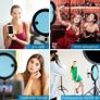 10" LED RGB Ring Light Dimmable Lighting Kit Phone Selfie Tripod Makeup Youtube Image 5