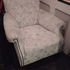 Antique Horsehair-Filled easy Armchair