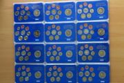 Euro coins sets + Special Mint 10 years euro 2009 Medals Collection in wood chest