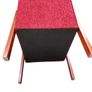Vintage Mid-Century High Back Armchair Retro Red Image 5