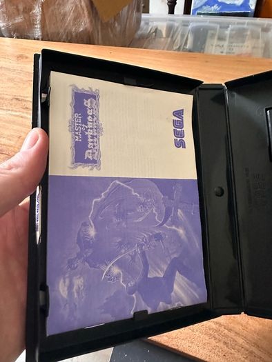 Sega Master System console and games Sonic
