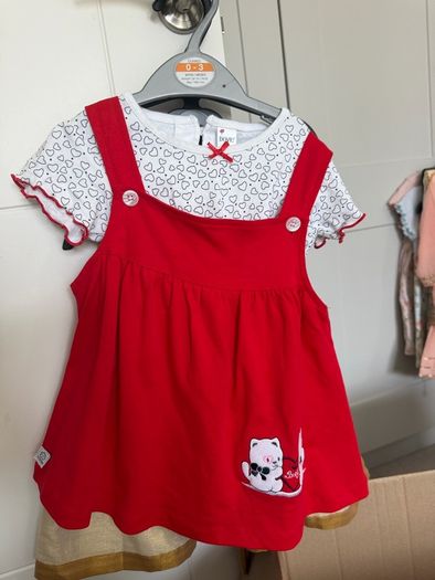 Box of new and worn girls cloths