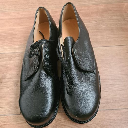 Safety Shoes, 2 Pairs, Black, Steel Cap, Size 11/46 (New)