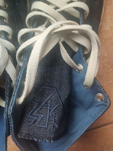 Diesel Denim High-Top Sneakers