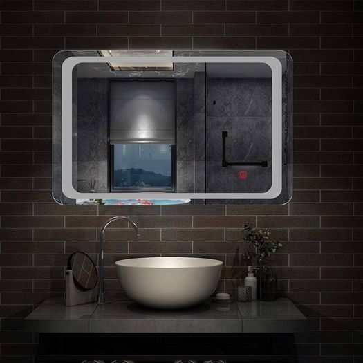 SALE | 700x500 Bathroom Wall Mirror with LED Lights,with Demister Pad,Touch Sensor,IP44,Landscape or Portrait
