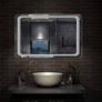 SALE | 700x500 Bathroom Wall Mirror with LED Lights,with Demister Pad,Touch Sensor,IP44,Landscape or Portrait Image 5