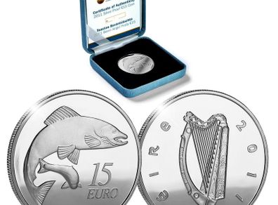 Double Salmon. Silver Proof, Free Post