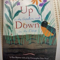 2 Books . Up in the Garden & Down in the Dirt. / Warr is Fe Taart? ( Dutch)