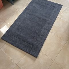 100% wool mat.
