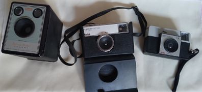 Vintage Kodak cameras