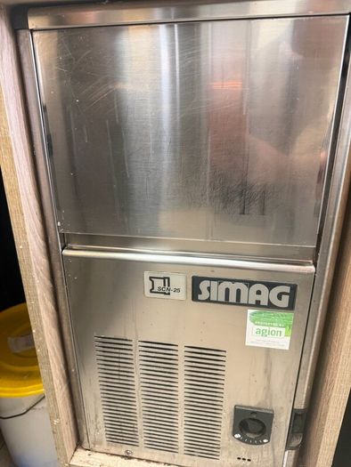 Commercial Simag Ice Machine & JVC TV