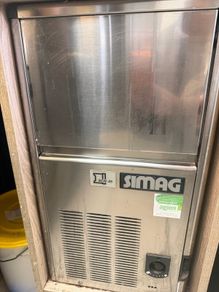 Commercial Simag Ice Machine & JVC TV