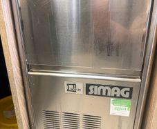 Commercial Simag Ice Machine & JVC TV