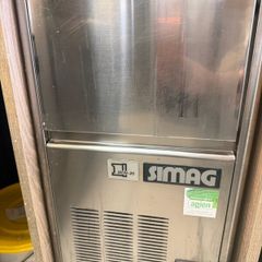 Commercial Simag Ice Machine & JVC TV