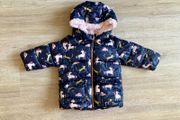Next Baby girls winter coat 9/12m