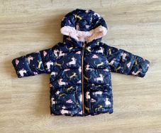 Next Baby girls winter coat 9/12m