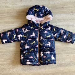 Next Baby girls winter coat 9/12m