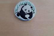 Silver panda pendant