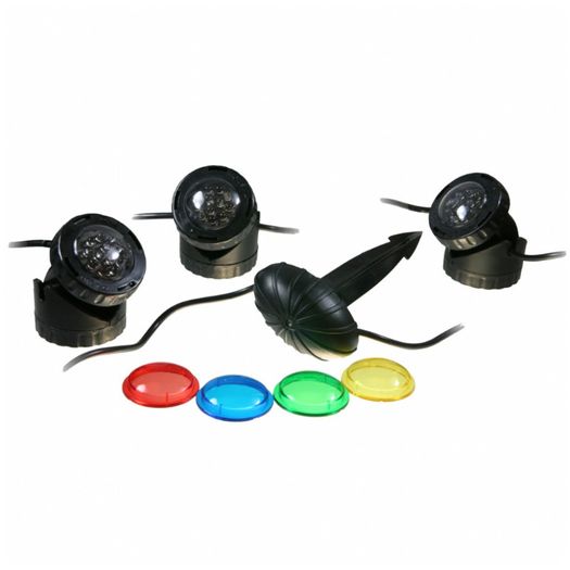 Aqua Nova NPL1-LED3 3x1.6W LED Pond Light with Twilight Sensor