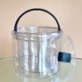Vintage 80's Bodum Designer Double Wall Ice Bucket, Danish, Acrylic, "Shiro" Image 7