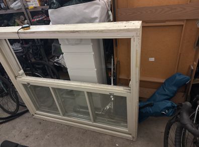 Wooden sliding sash window