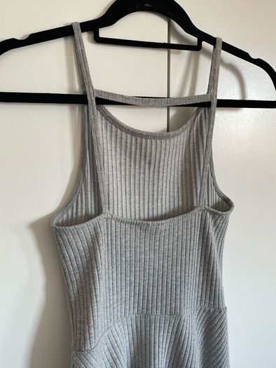 grey skater dress