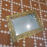 Vintage brass embellished mirror Image 2