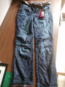 Brand New Pu Belt Denim Jean