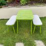 outdoor table and bench Image 2