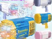 69Hole Bubble Gun Automatic Bubble Maker Luminous Kids Electric Bubble Machine